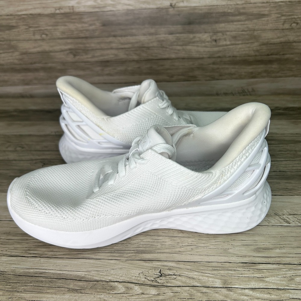 Kizik Athens Shoes Mens 6.5 Womens 8 White Slip On Hands Free Sneakers Comfort - Picture 10 of 11